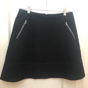 J.Crew quilted A-line skirt, Size 6